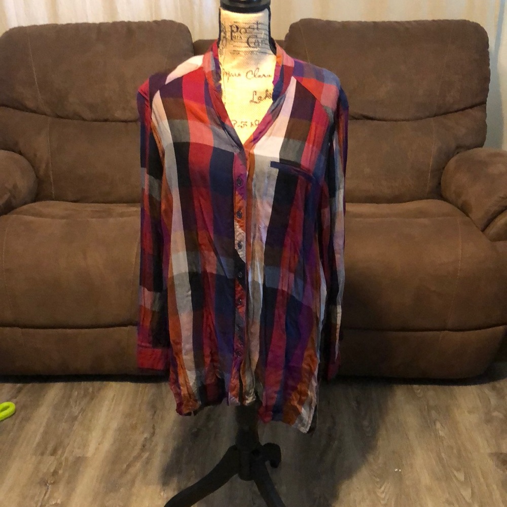 😍long button down shirt😍